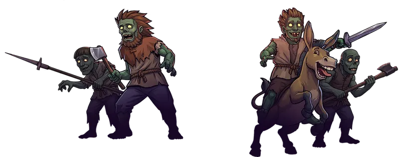 Official Graveyard Keeper 2 promotional artwork depicting undead characters